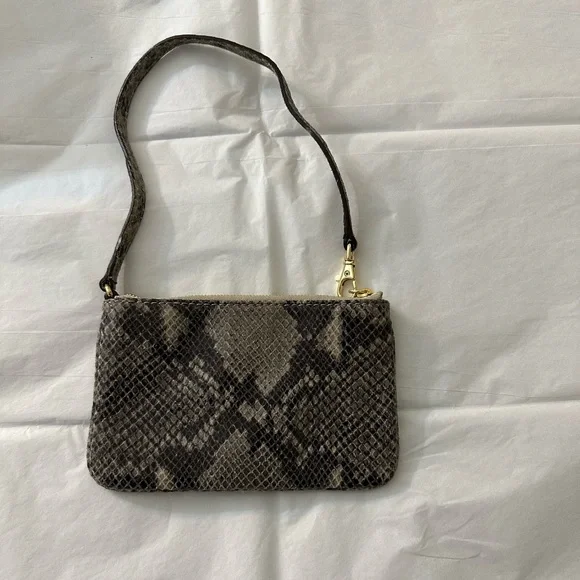 Michael Kors Mini Wristlet with Snakeskin Pattern - Picture 2 of 5